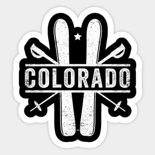 Vintage Colorado Shirt Retro Ski Sticker